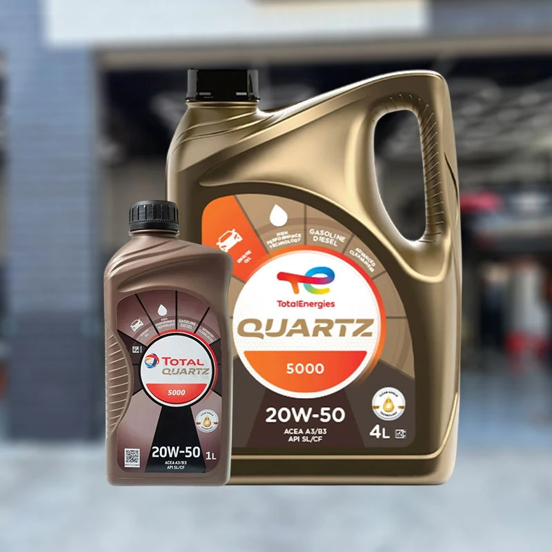 Total Quartz 5000 Engine Oil 1L/4L - 20W-50