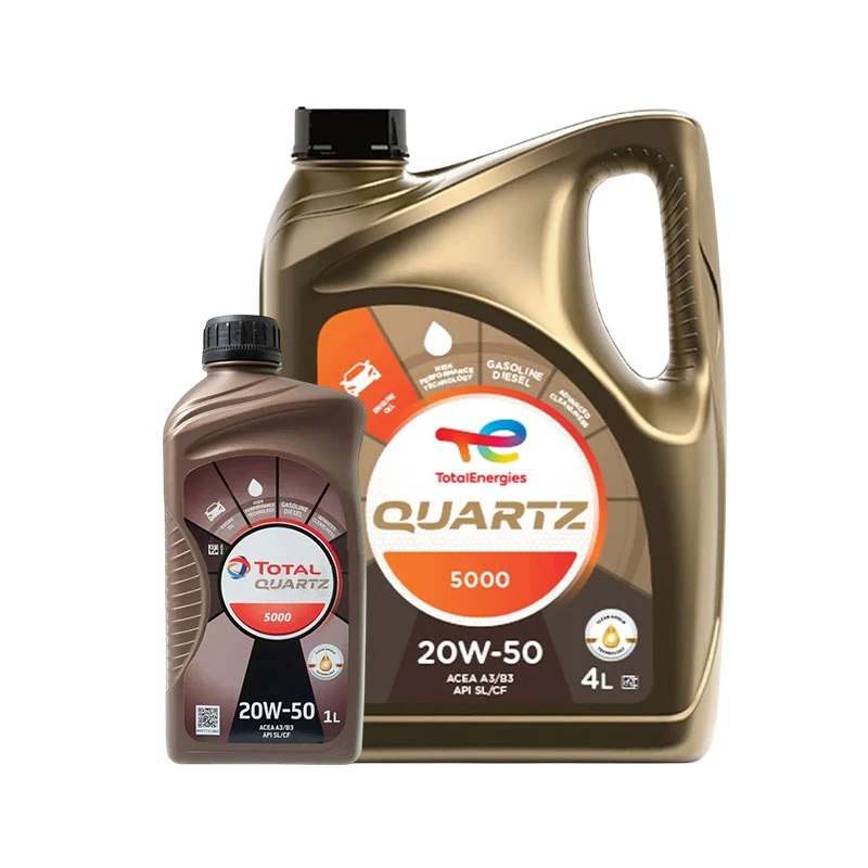 Total Quartz 5000 Engine Oil 1L/4L - 20W-50